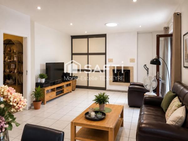 Maison proche du bourg dans un environnement très calme sur une parcelle de 1200m2