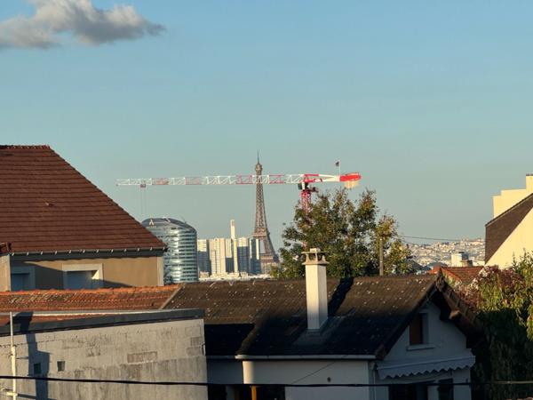 MAISON INDIVIDUELLE - 3 PIECES -ISSY-LES-MOULINEAUX - VUE TOUR EIFFEL - TERRASSE - JARDIN
