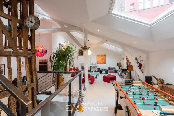Splendide Loft créatif et sa terrasse au coeur de Rennes
