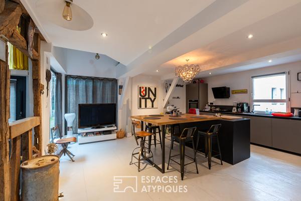 Splendide Loft créatif et sa terrasse au coeur de Rennes