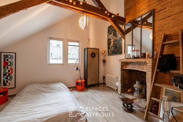 Splendide Loft créatif et sa terrasse au coeur de Rennes