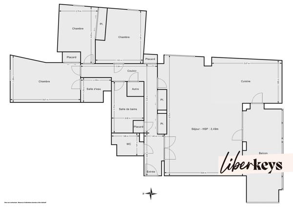 T5 124 m2 avec terrasse et parking - Quartier Thabor-Oberthür