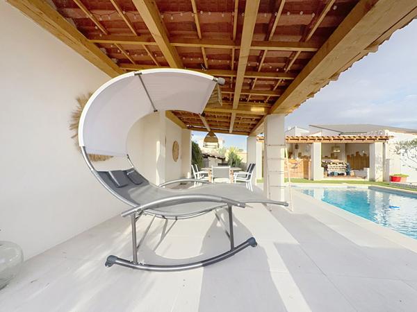 Aubagne Napollon ? Maison T5 121 m² plain-pied avec piscine et cadre agréable