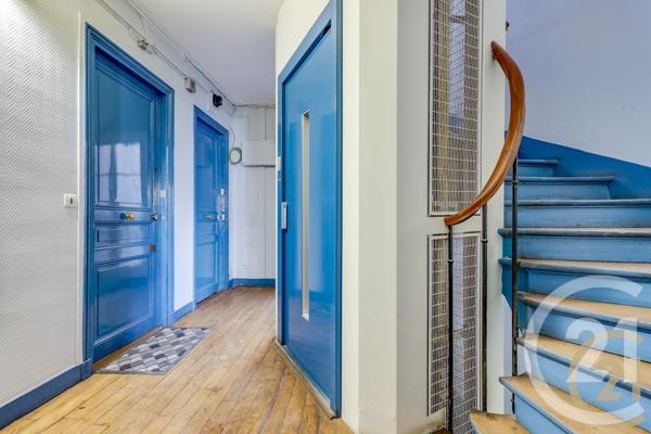 Appartement F2 à vendre  2 pièces - 39,92 m2 PARIS - 75017