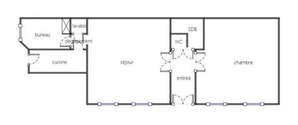 T3/4 Le Vésinet 76.30 m²
