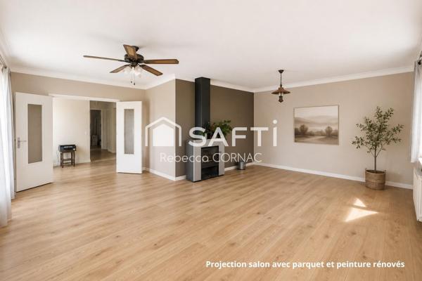 Maison sur 3 000 m² de terrain constructible
