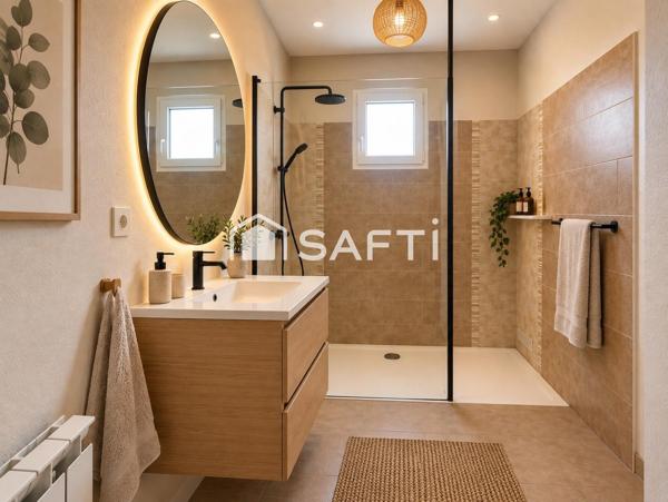 Maison sur 3 000 m² de terrain constructible