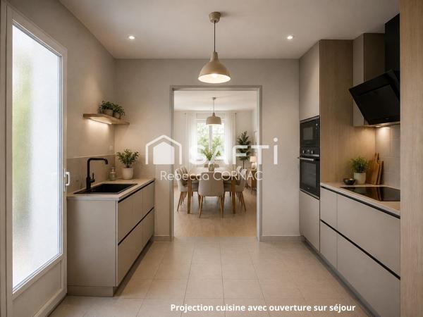 Maison sur 3 000 m² de terrain constructible
