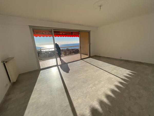 MENTON - CIAPPES - GRAND DEUX PIECES VUE MER - PEPITE !