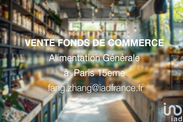 Boutique/Local commercial à vendre 75 m² Paris 15