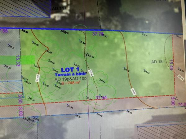 A Chevigny-Fenay Terrain à bâtir de 748 m2
