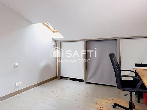 MAISON DE VILLE 7 PIÈCES + GRAND SOUS-SOL 55 M²
