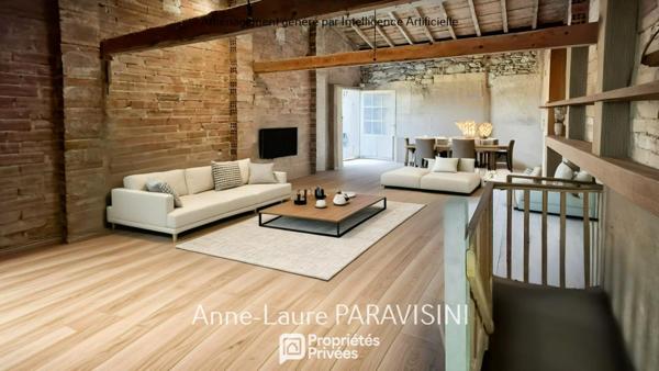 PEYRENS Maison 2 chambres, garage et remise