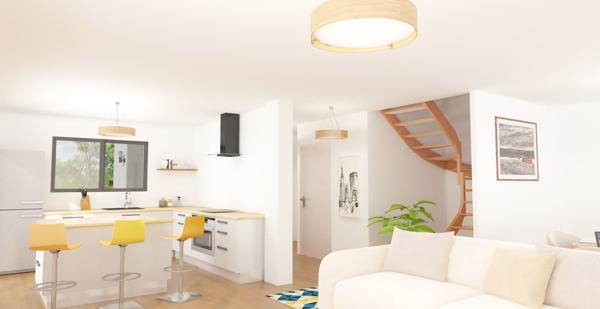 Terrain + Maison à vendre 5 pièces - 104 m²