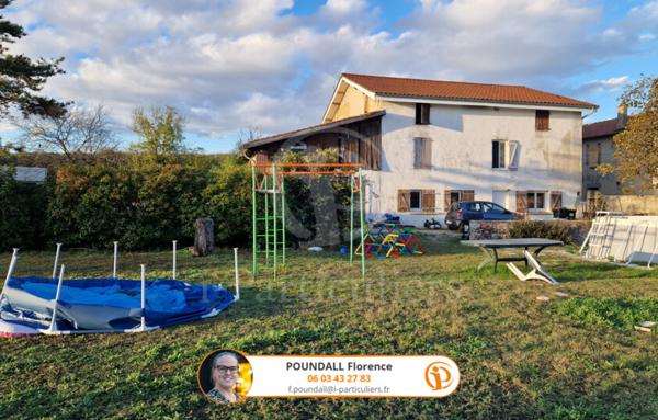 Exclu sur St Maurice L'Exil grande maison à rénover sur terrain 3000 m2