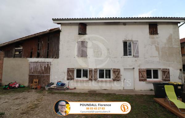 Exclu sur St Maurice L'Exil grande maison à rénover sur terrain 3000 m2