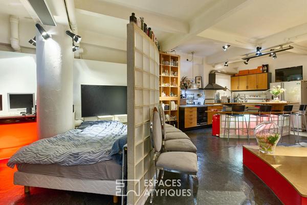 Loft confidentiel aux volumes cathédrale – Village d’Auteuil