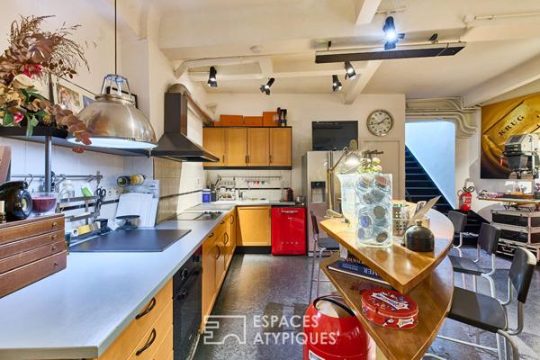 Loft confidentiel aux volumes cathédrale – Village d’Auteuil