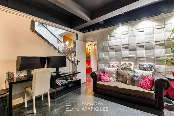 Loft confidentiel aux volumes cathédrale – Village d’Auteuil