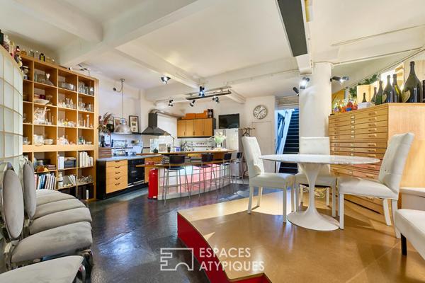 Loft confidentiel aux volumes cathédrale – Village d’Auteuil