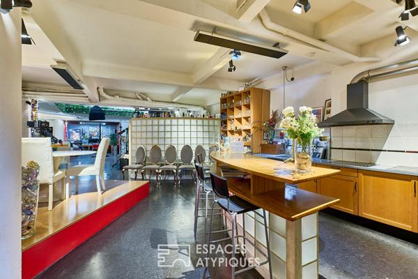 Loft confidentiel aux volumes cathédrale – Village d’Auteuil