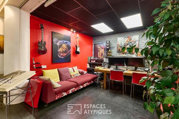 Loft confidentiel aux volumes cathédrale – Village d’Auteuil