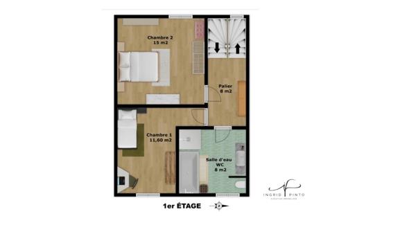 Parthenay secteur gare - Maison rénovée 155 m², 4 chambres, jardin clos et grenier aménageable