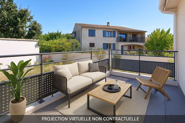 Appartement NEUF Vitrolles T3 de 63,30 m2 avec terrasse de 10,98 m²