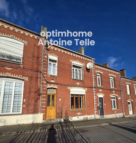 Le Cateau - Maison à conforter avec jardin en accès sur deux rues sur 420m²