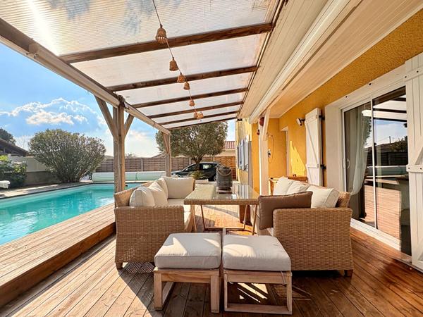Maison Gujan Mestras 6 pièces avec piscine et magnifique terrasse.