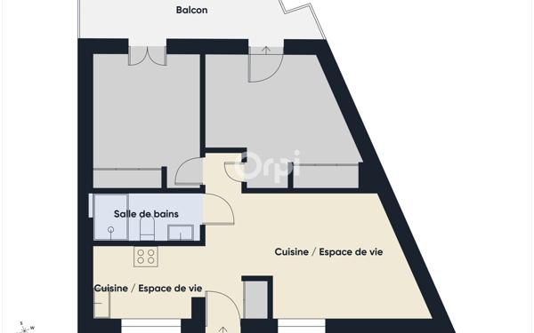 Appartement à vendre    3 pièces • 50,02 m2 Cannes