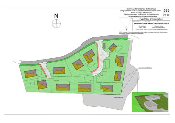 Terrain Le Lamentin 436,60 m2