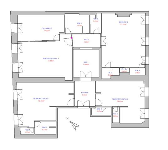 OPERA - 13001 - BUREAUX - 4/5 PIECES