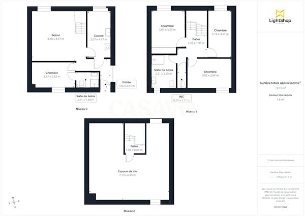Vente Maison 6 pièces de 135m² - 38230 Tignieu-Jameyzieu