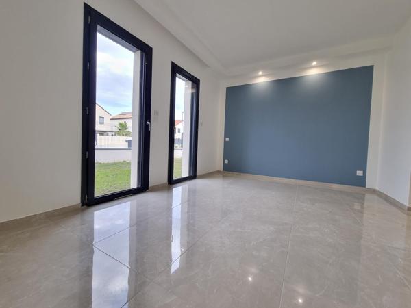 Maison de plain pied construite en 2022.