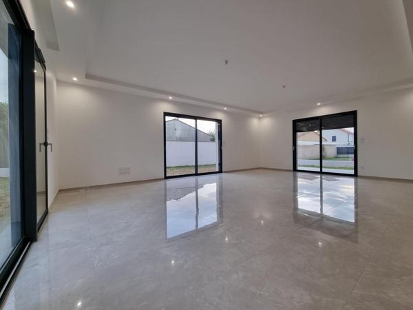 Maison de plain pied construite en 2022.