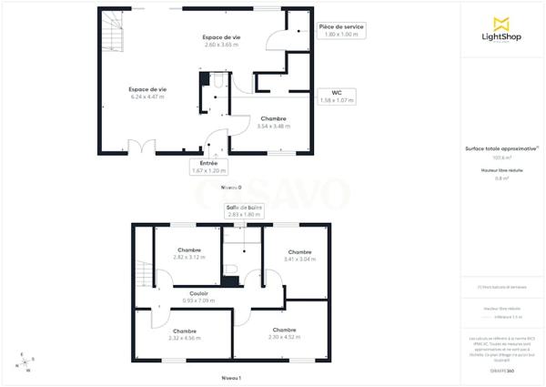 Vente Maison 6 pièces de 110m² - 95370 Montigny-lès-Cormeilles