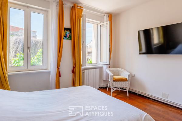 Appartement renaissance unique avec jardin privatif et garage