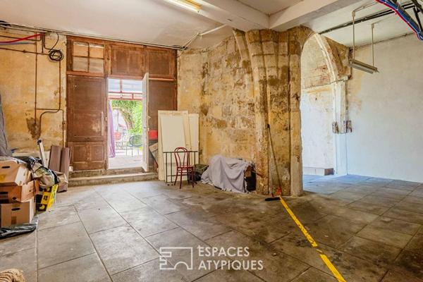 Appartement renaissance unique avec jardin privatif et garage