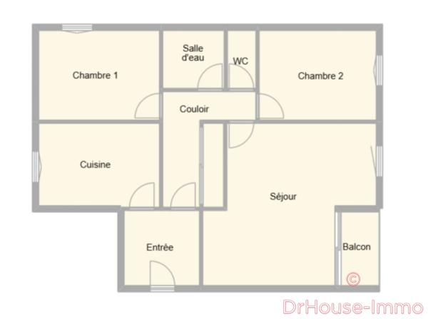 Appartement à vendre 4 pièces de 76 m²