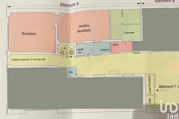 Murs commerciaux  à vendre 76 m² Clamart