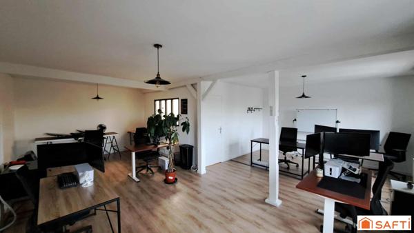 MAGNIFIQUE ET UNIQUE ! LOFT INDUSTRIEL D'EXCEPTION au cœur de Saint-Quentin.