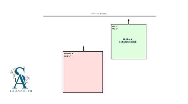 Terrain à vendre 901 m² Saint-Benoît-sur-Loire