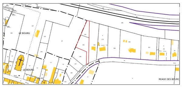 Terrain à bâtir à Massérac : centre-bourg, calme, proche gare. Idéal projet neuf. Non viabilisé.