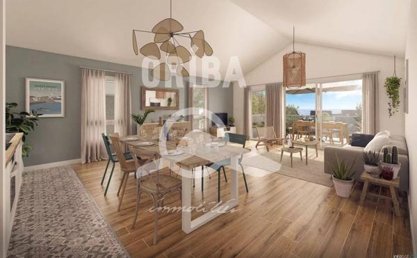 Appartement 4 pièces de 97M² en VEFA - St Marc sur Mer