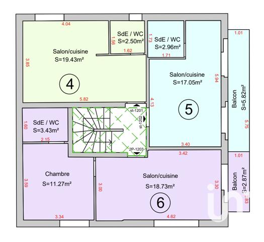 Appartement à vendre 1 pièce 20 m² Ollainville