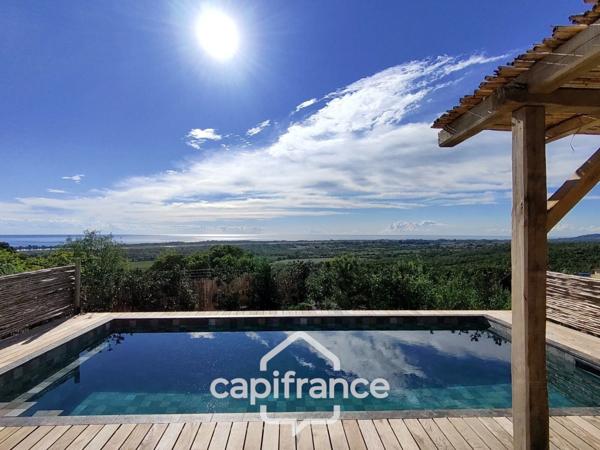 Maison à vendre 5 pièces VENTISERI (20) de 136 m2 Vue mer et piscine chauffée