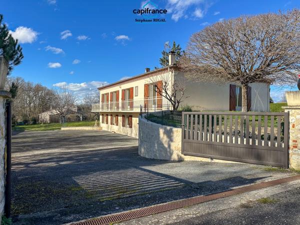 Maison à vendre 8 pièces MONTAYRAL (47) de 185 m2 sur un terrain de 3642 m2