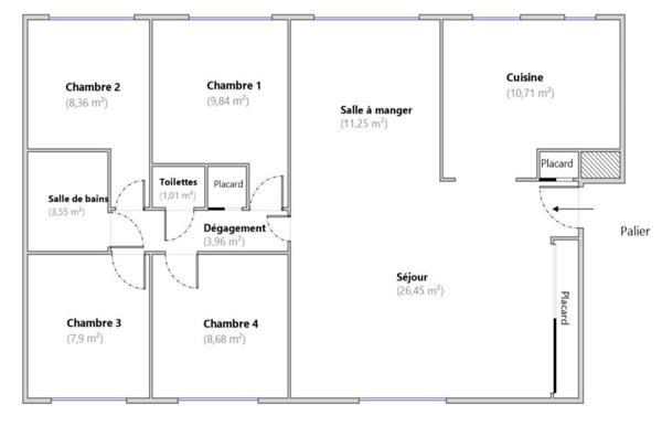 Résidence au calme et proche de toutes commodités