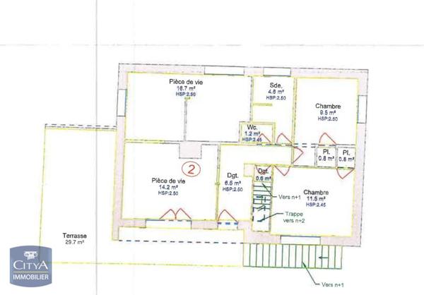 Appartement à vendre 5 pièces 162m²